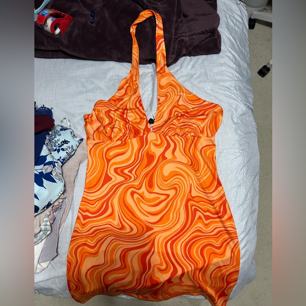Orange H&M Dress
